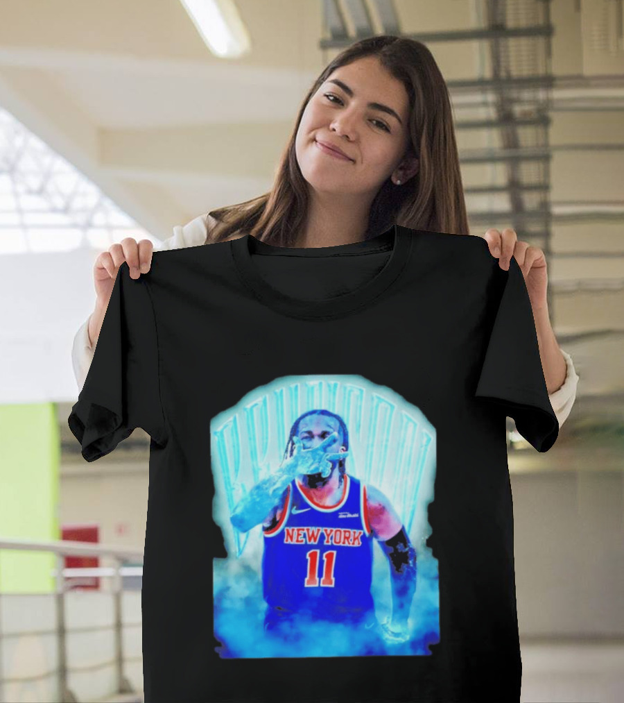 New York Ice Man Brunson 11 Jersey Knicks T-Shirt