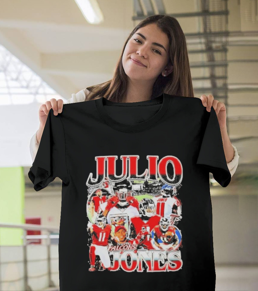 Julio Jones Iconic Atlanta Falcons Football Moments T-Shirt