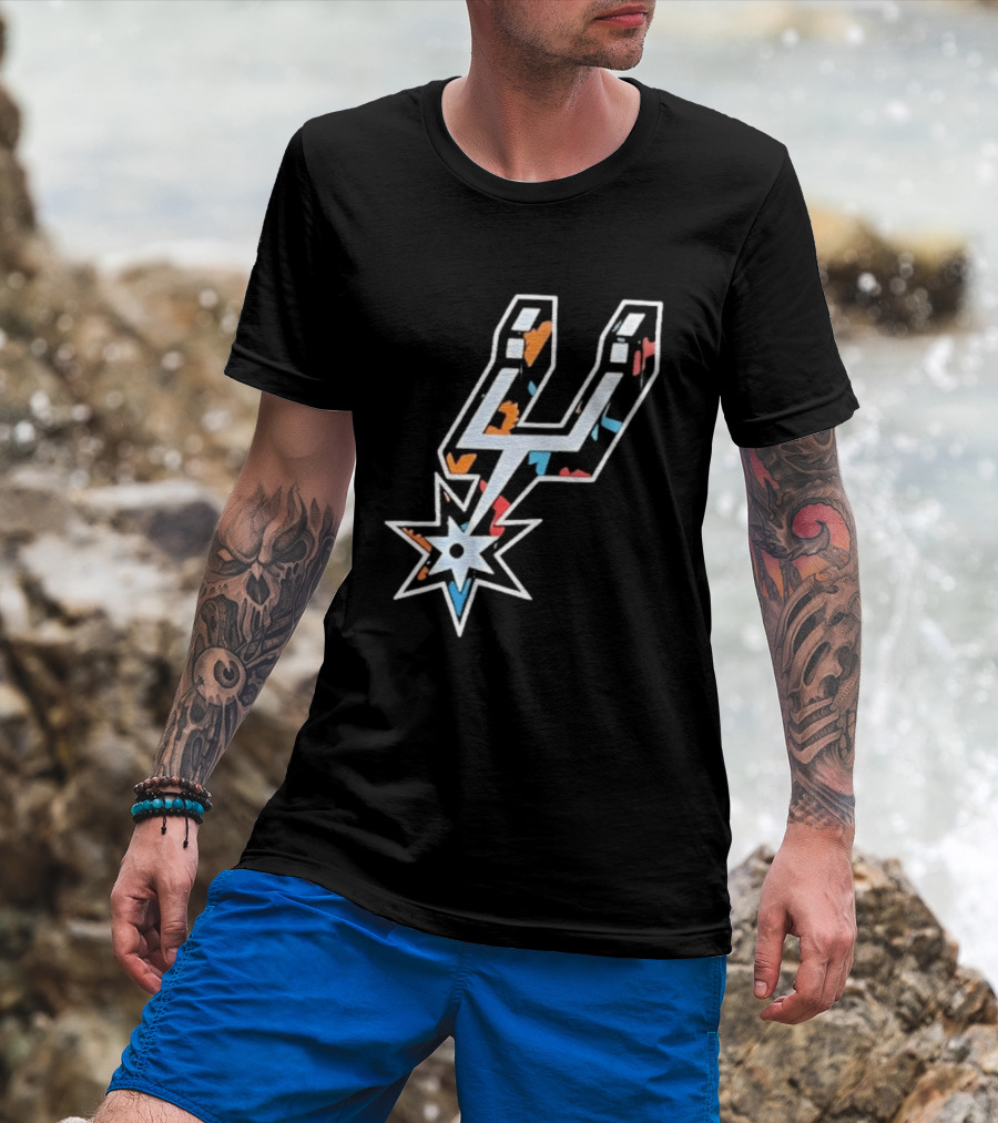 San Antonio Spurs Fiesta Colors NBA T-Shirt