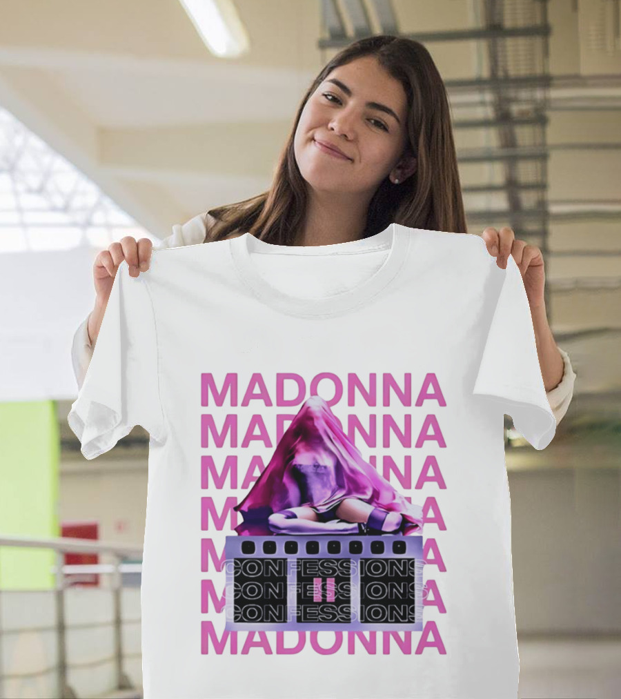 Madonna Confessions II Pink Veil Performance T-Shirt