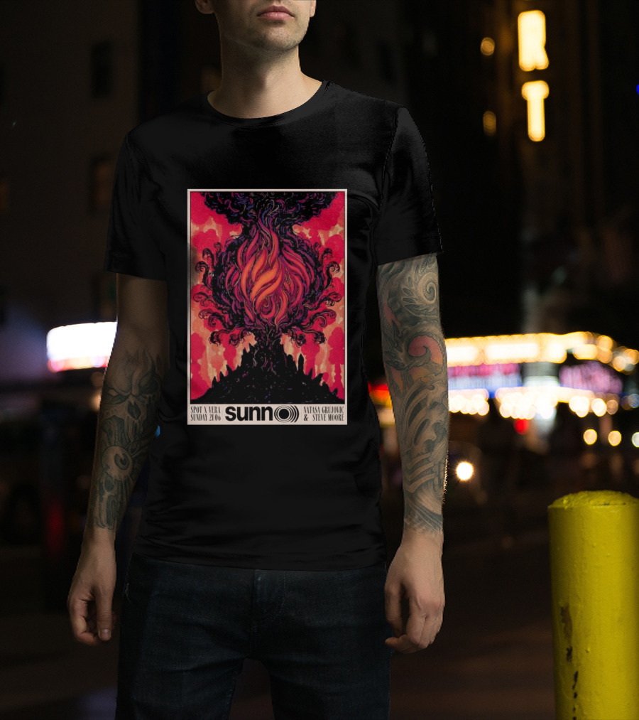 Sunn O Spot X Vera June 21 2026 Groningen NL Natasa Grujovic Steve Moore T-Shirt