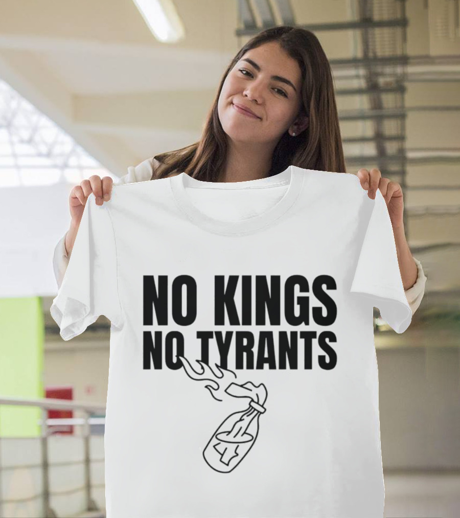 Molotov Anarchy Revolution Rebellion Democracy Sovereignty Liberty No Kings No Tyrants T-Shirt