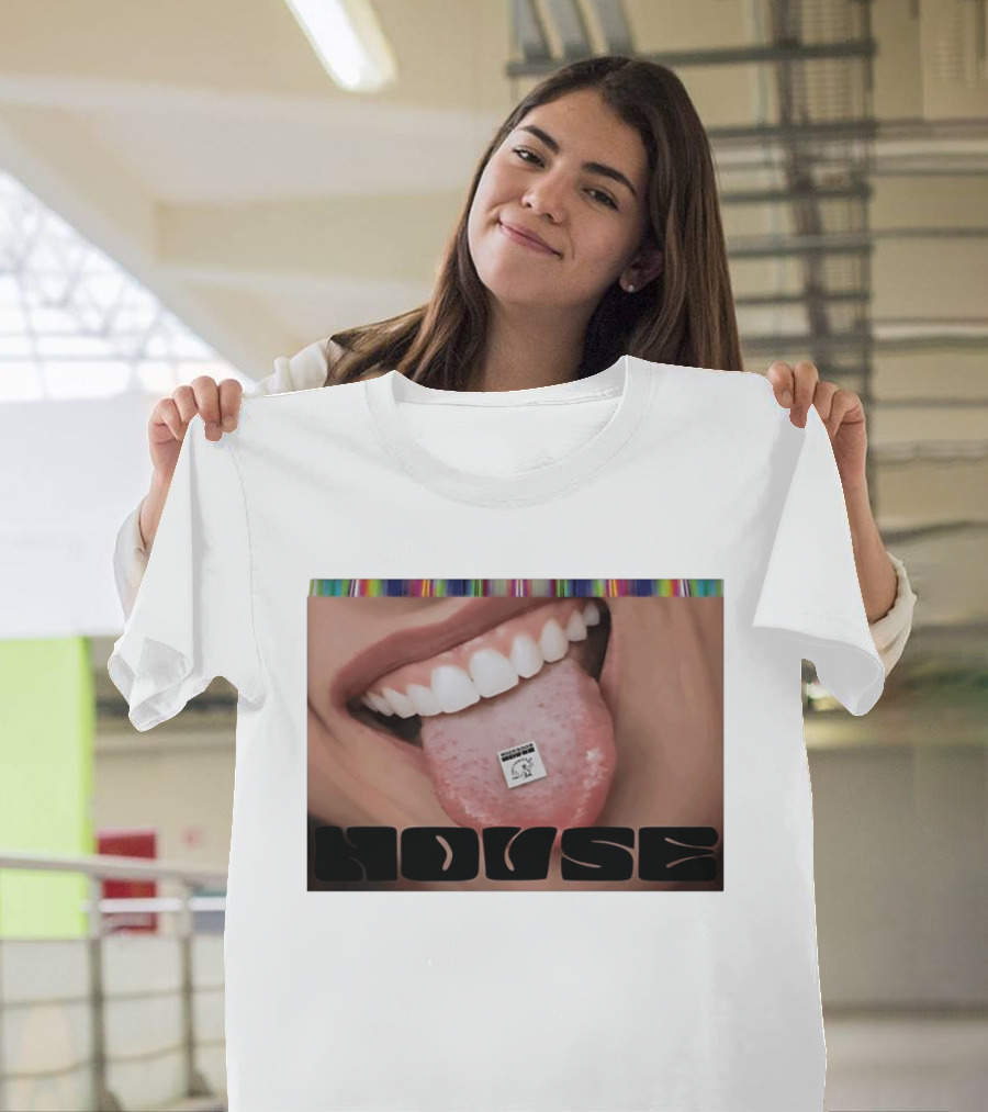 Mushroom Houses World Class Psychedelics House Rave LSD Acid House T-Shirt