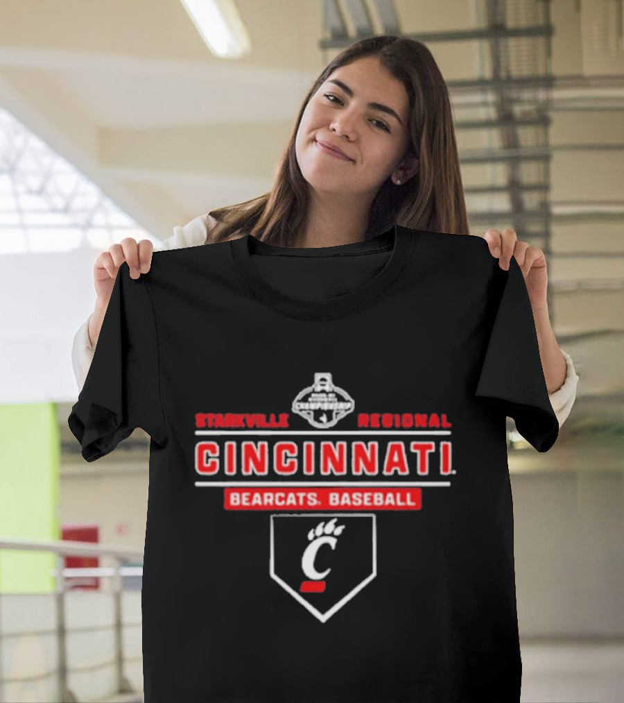 Cincinnati Bearcats Baseball Starkville Regional 2026 T-Shirt