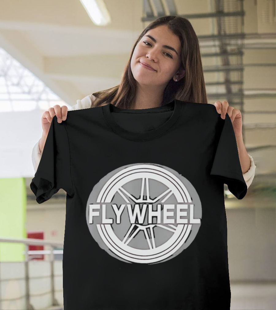FLYWHEEL Circular Wheel Spoke T-Shirt