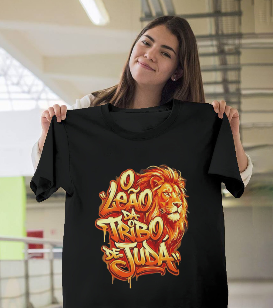 O Leão Da Tribo De Judá Lion T-Shirt