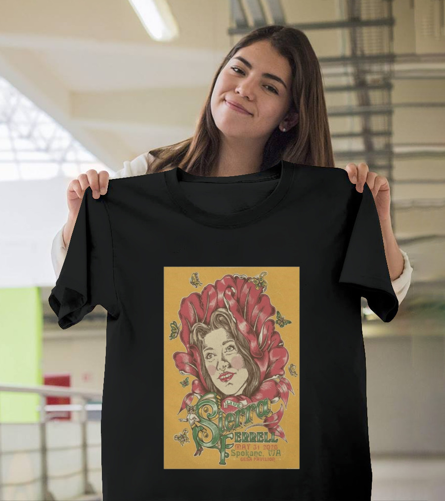 Sierra Ferrell May 31 2026 Spokane WA Gesa Pavilion T-Shirt