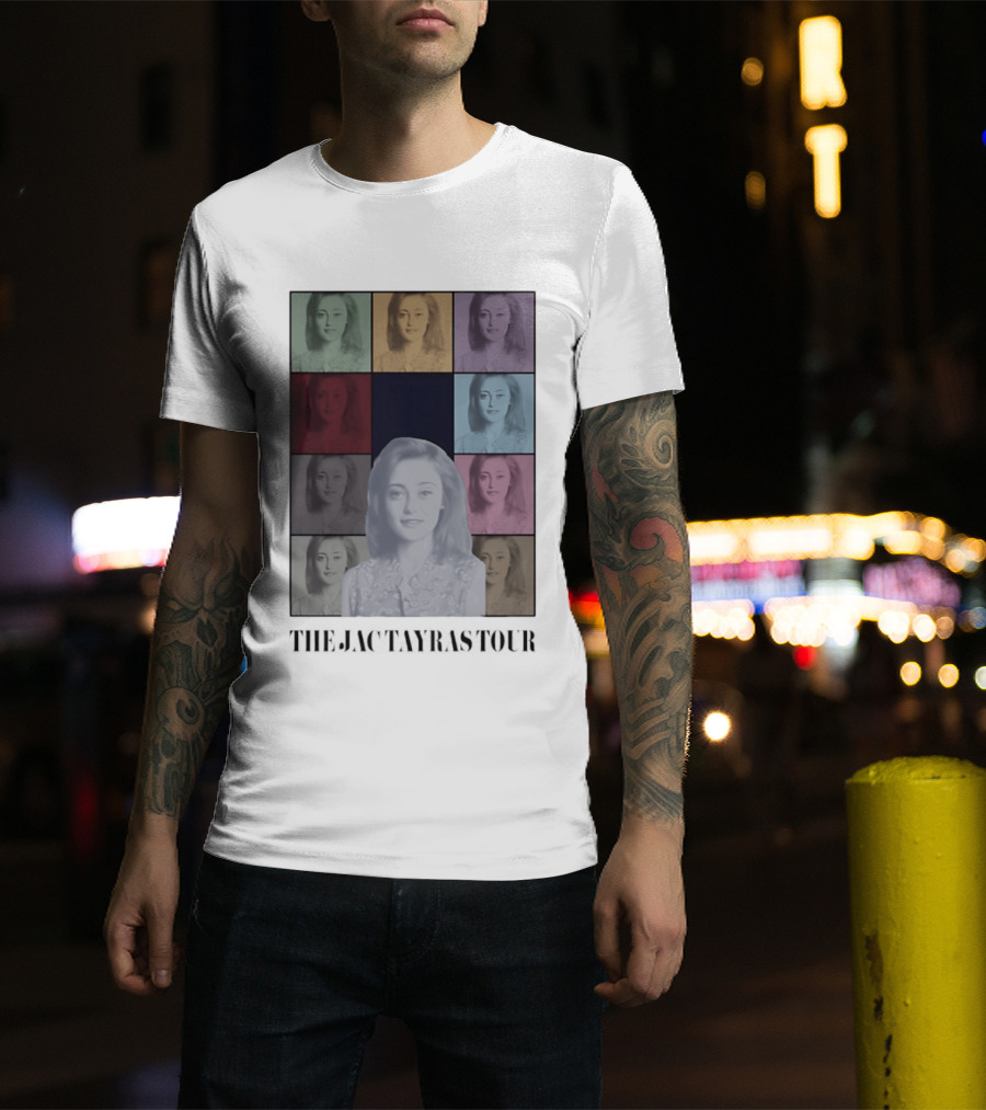 The Jactayras Tour Pop Art Style Multicolor Portrait Collage T-Shirt