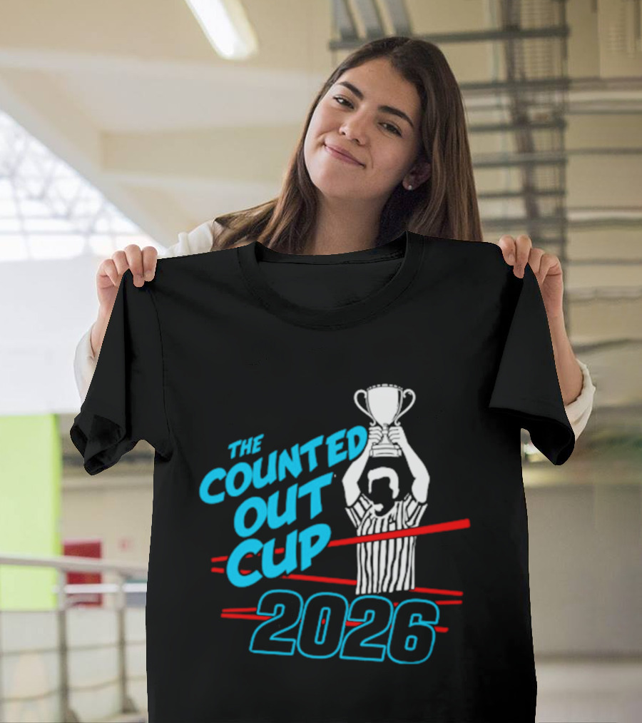 The Counted Out Cup 2026 Trophy Celebration T-Shirt