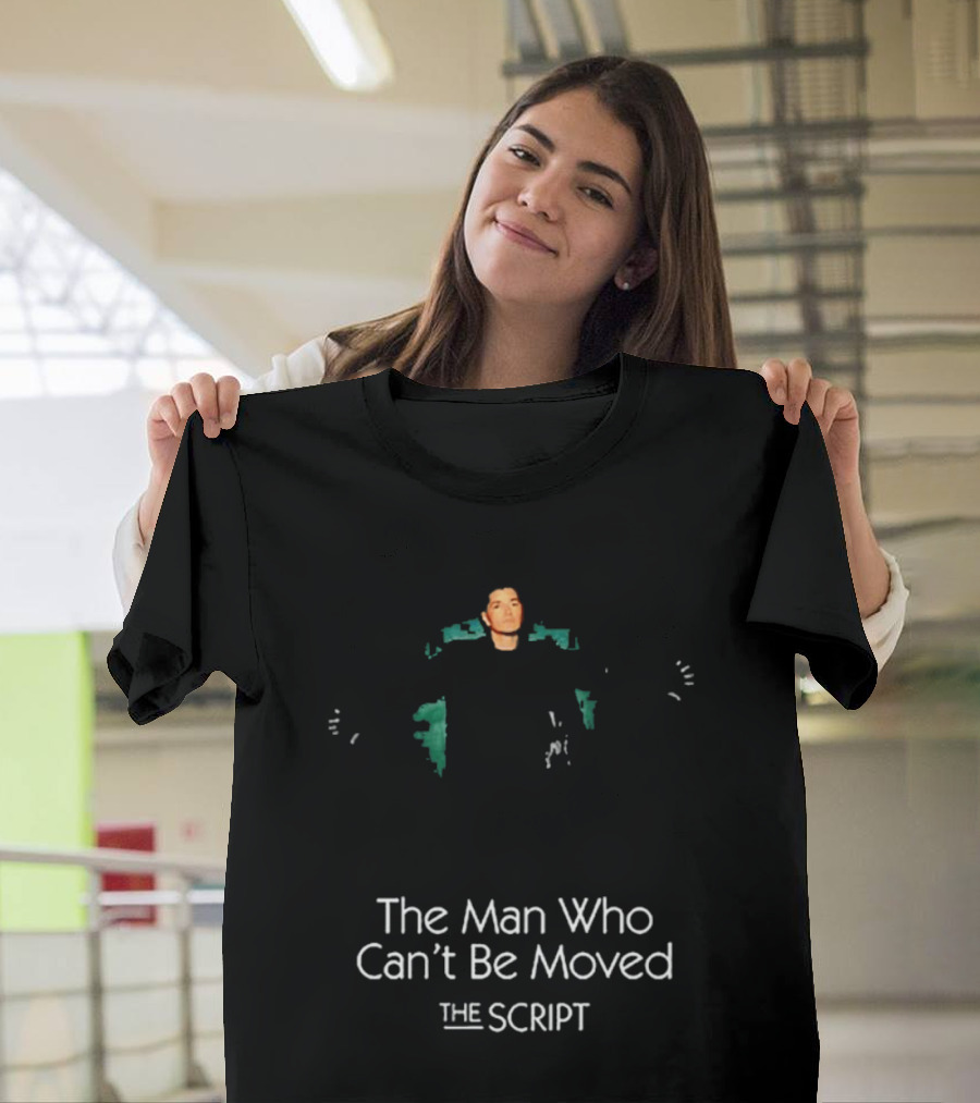 The Man Who Can't Be Moved The Script Photo T-Shirt