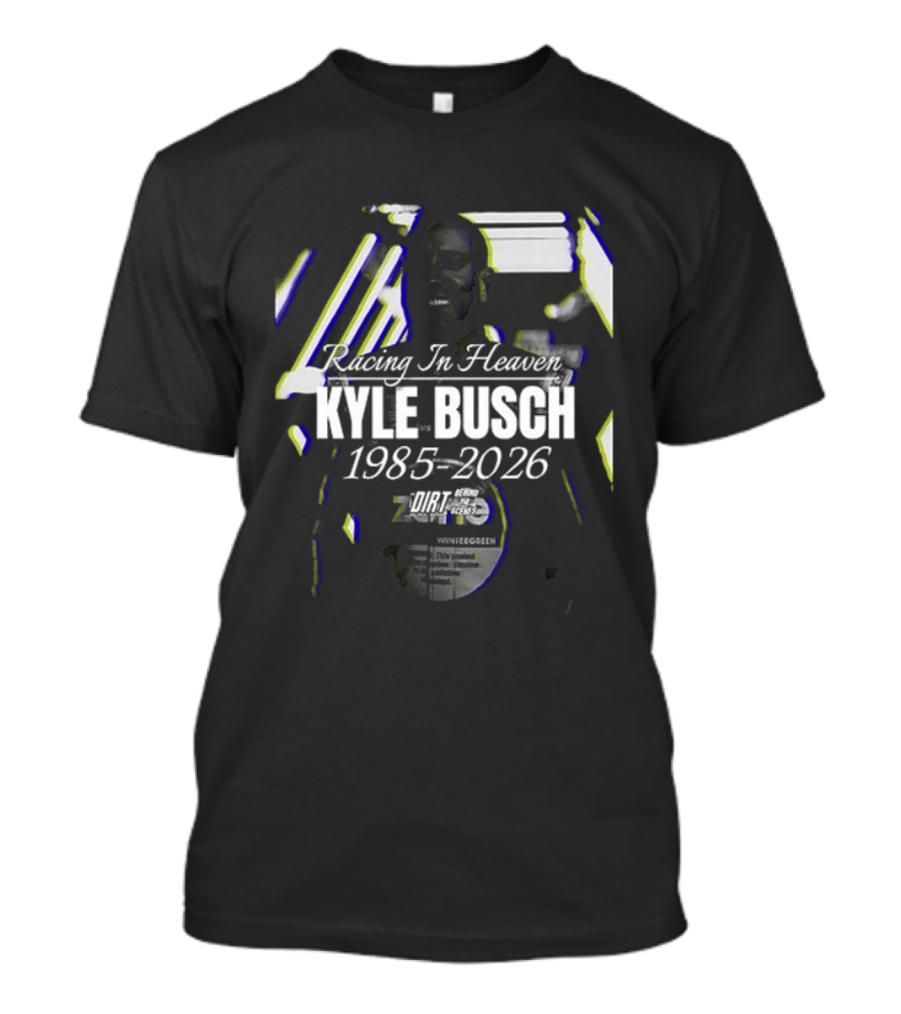 Racing In Heaven Kyle Busch NASCAR Cup Series 1985 2026 T-Shirt