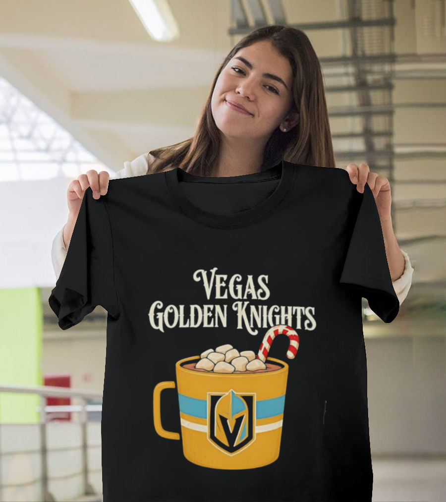 Vegas Golden Knights With Candy Cane Richmond T-Shirt