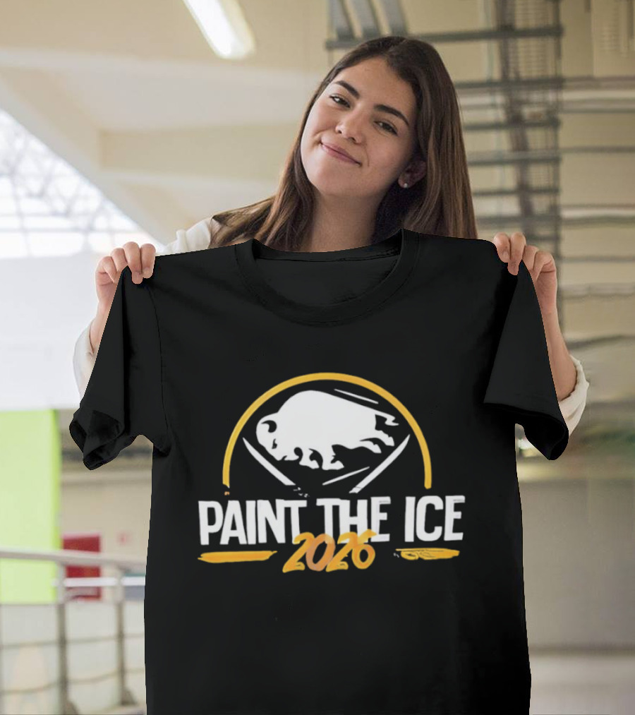 Buffalo Sabres Paint The Ice 2026 T-Shirt