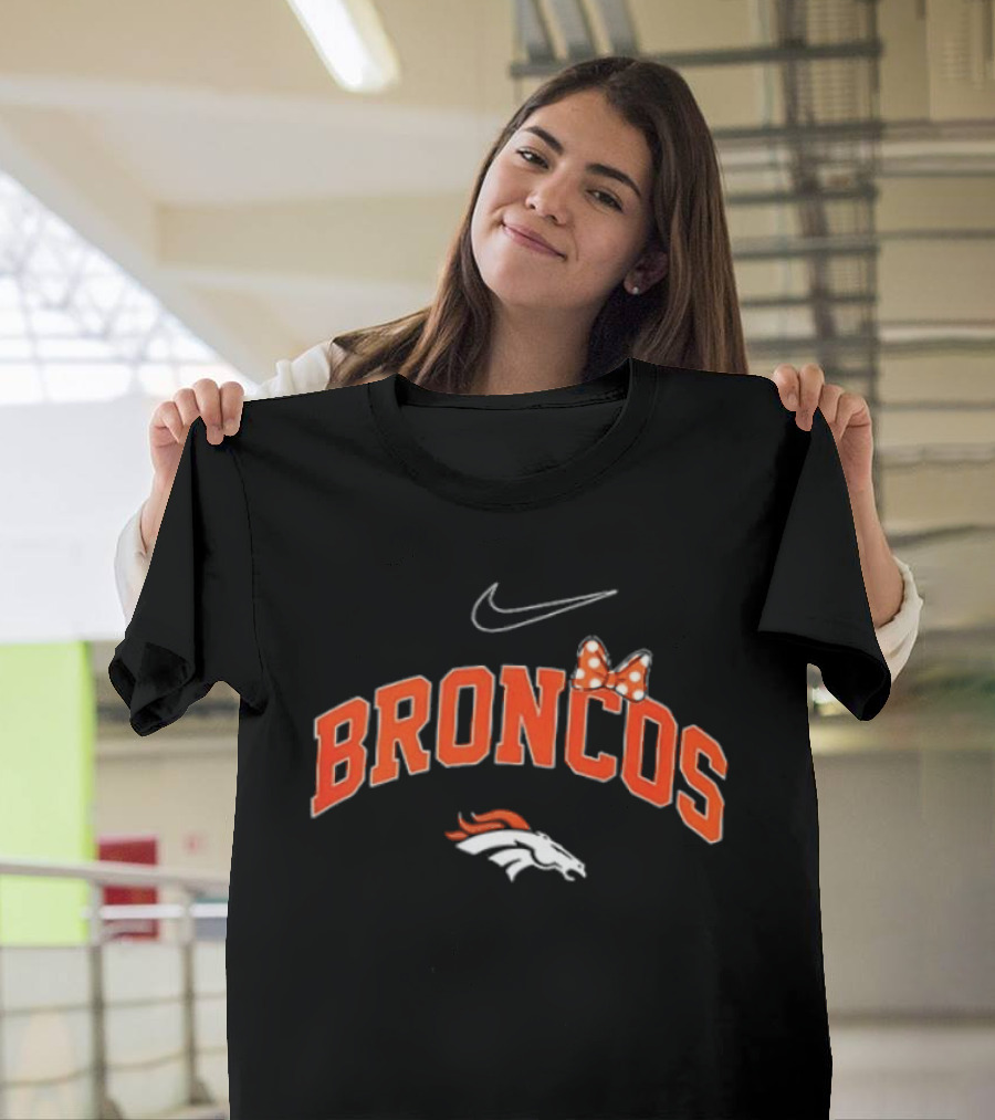 Nike Denver Broncos Boo To You Fa Boo Lous Rugby Two Sided T-Shirt