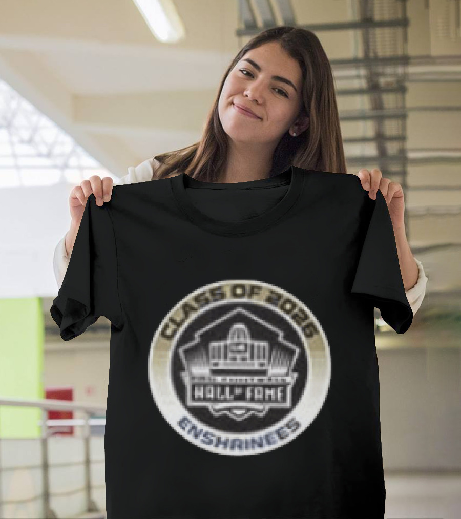 Drew Brees Roger Craig Class Of 2026 Pro Football Hall Of Fame Enshrinees Two Sided T-Shirt