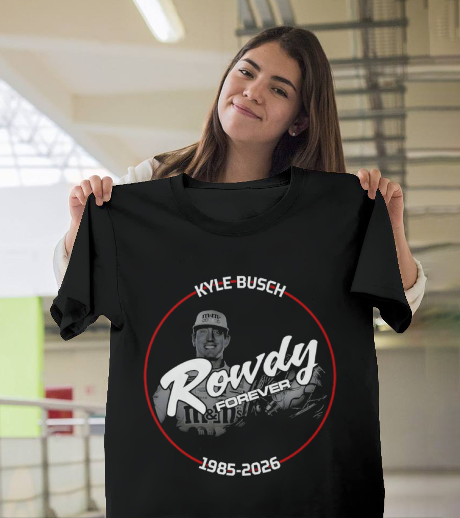 Rowdy Kyle Busch 1985 2026 M&M's Racing Legend T-Shirt