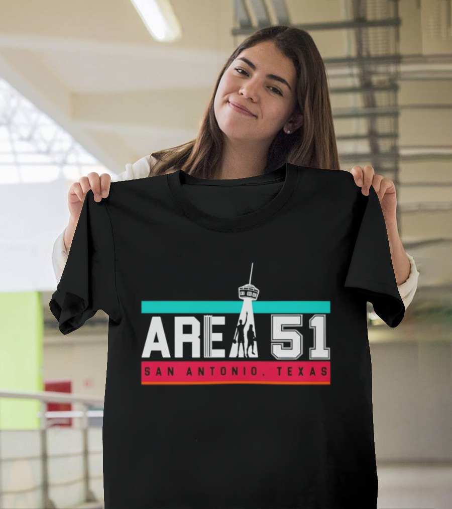 Stephon Castle Victor Wembanyama Area 51 San Antonio Texas Spurs Basketball T-Shirt