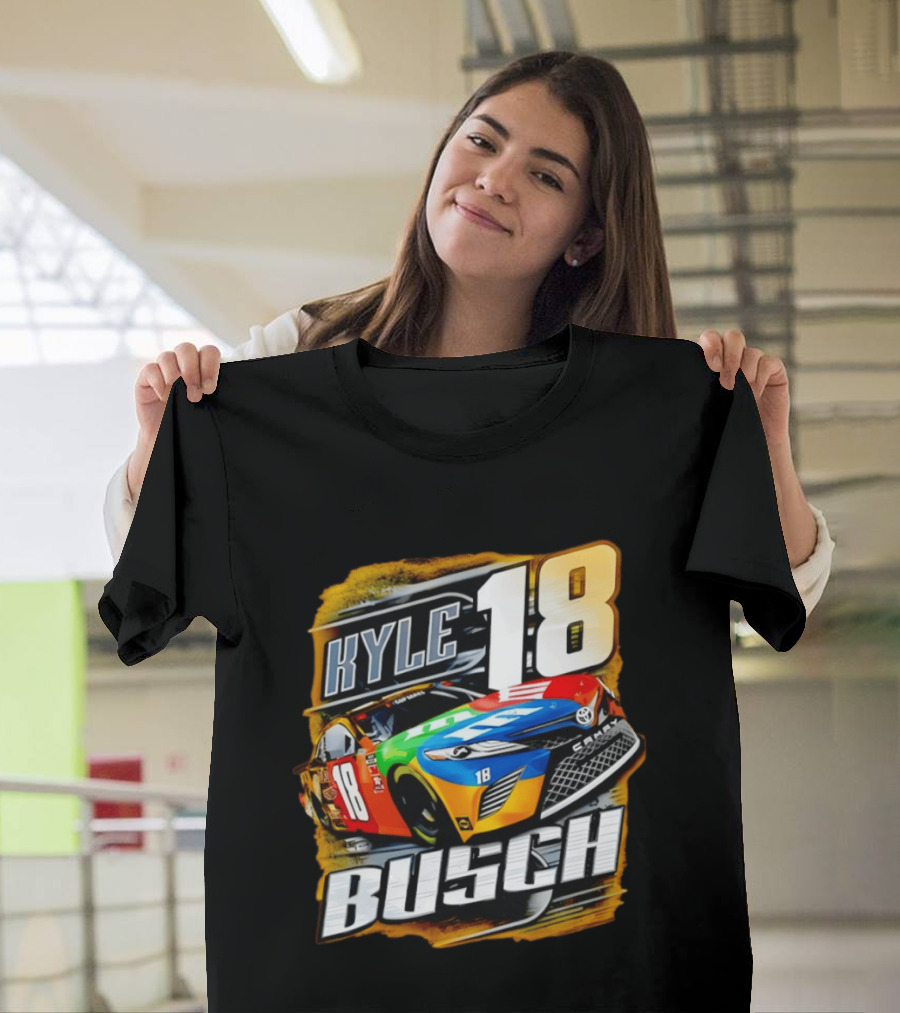 Kyle Busch 18 Toyota Camry Nascar Racing T-Shirt
