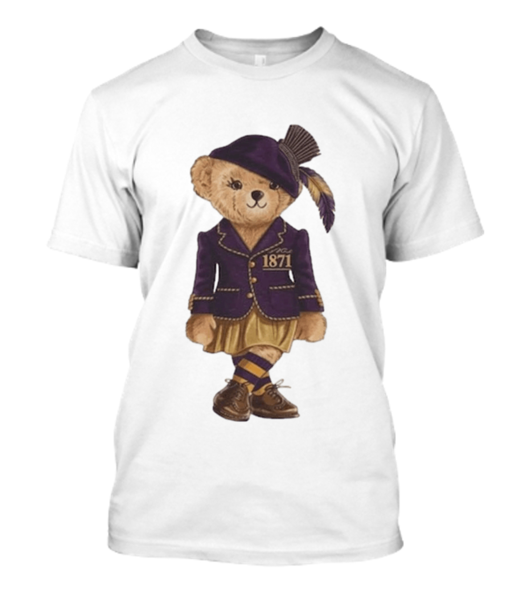 Alcorn State Polo Bear 1871 Lady Edition HBCU Fashion T-Shirt