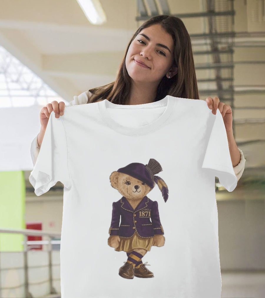 Alcorn State Polo Bear 1871 Lady Edition HBCU Fashion T-Shirt