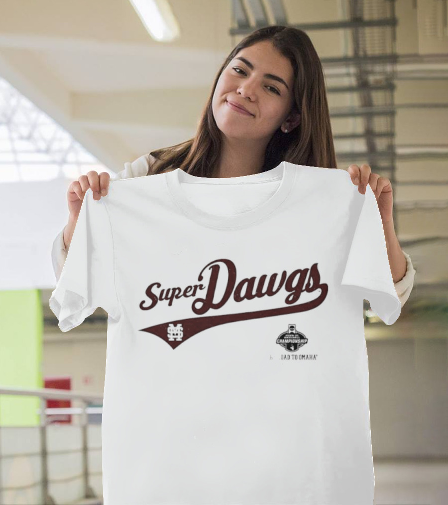 Mississippi State Super Dawgs Champions 2021 College World Series T-Shirt