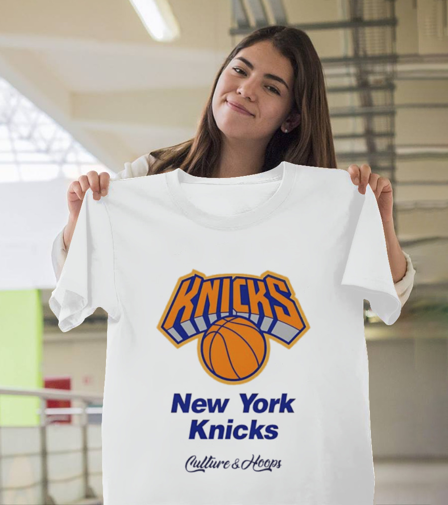 New York Knicks Culture & Hoops Basketball Team T-Shirt