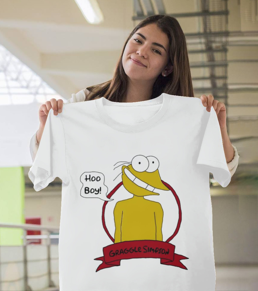 Hoo Boy Graggle Simpson Cartoon T-Shirt