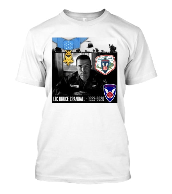 LTC Bruce Crandall Medal Of Honor Air Assault 1933 2026 T-Shirt