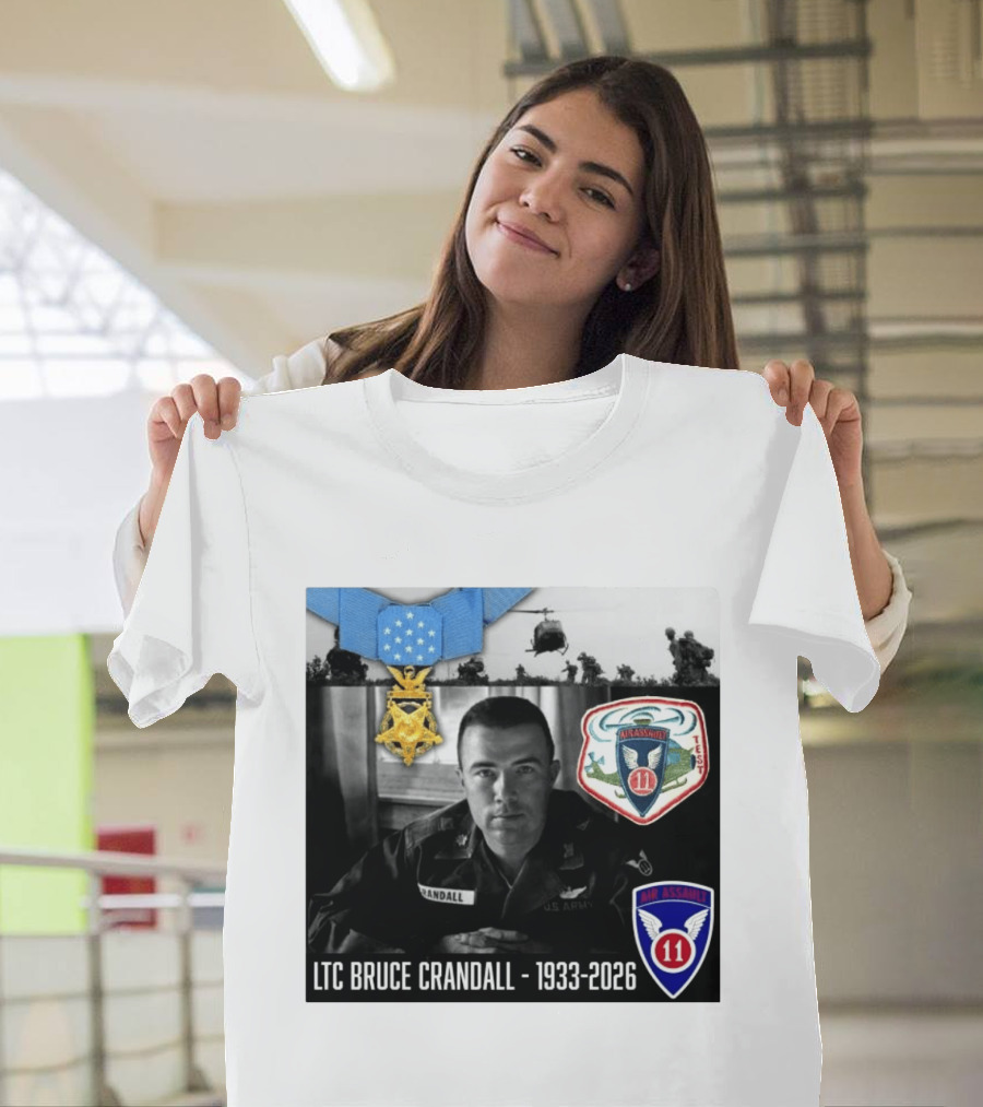 LTC Bruce Crandall Medal Of Honor Air Assault 1933 2026 T-Shirt