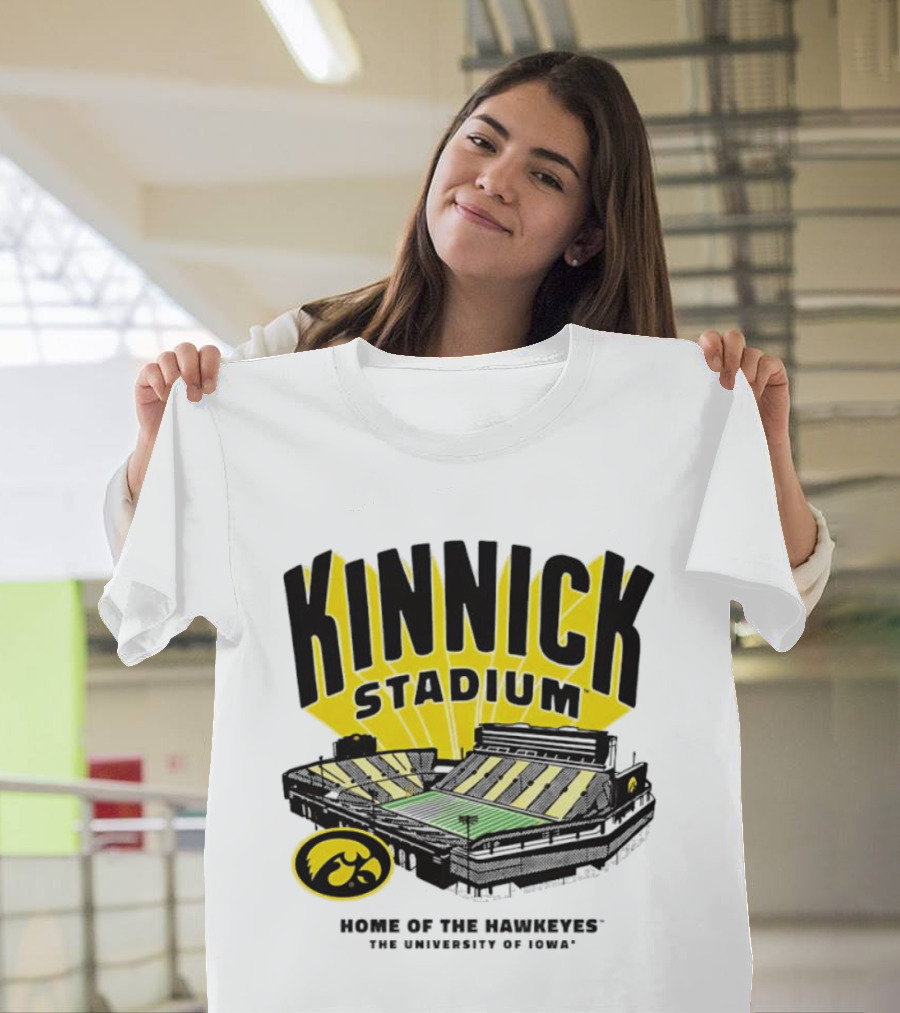 Kinnick Stadium Home Of The Hawkeyes University Of Iowa Football T-Shirt