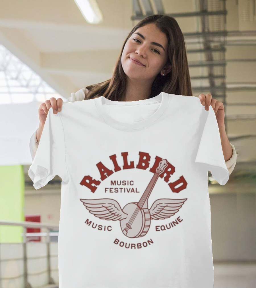 Railbird Music Festival 2026 Music Bourbon Equine T-Shirt
