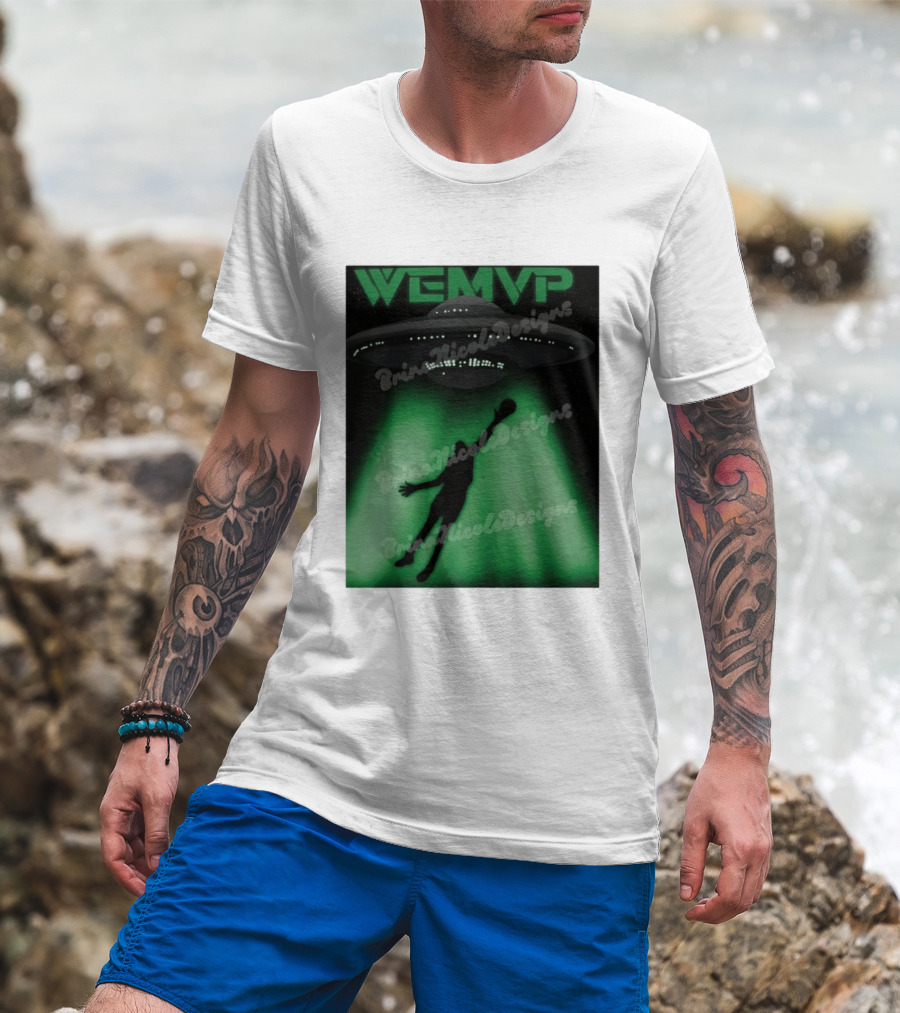 WEMVP Wemby Alien UFO San Antonio Spurs Basketball NBA 2026 T-Shirt