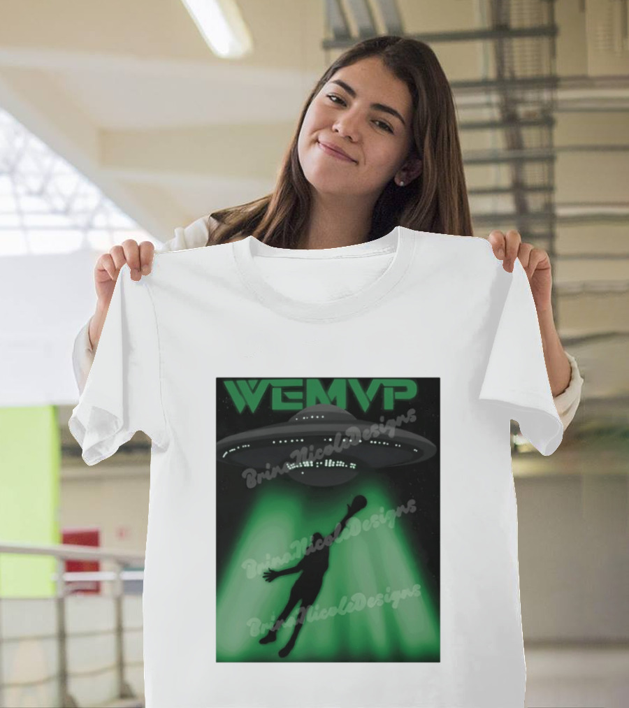 WEMVP Wemby Alien UFO San Antonio Spurs Basketball NBA 2026 T-Shirt