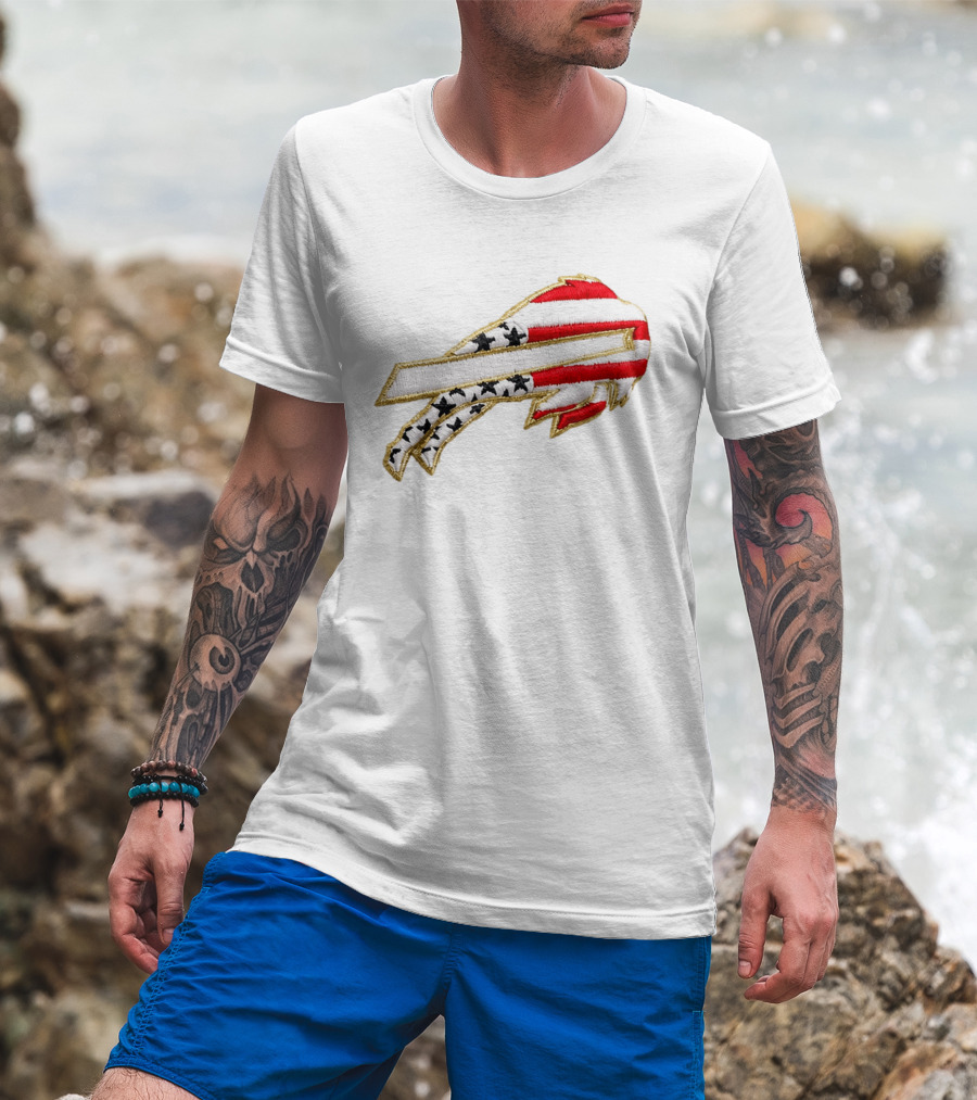 Bills America 250th Anniversary Stars And Stripes T-Shirt