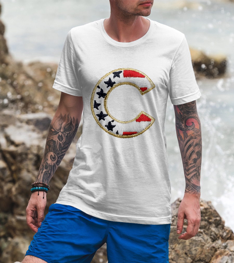 Chicago Cubs America 250th Anniversary Stars And Stripes T-Shirt
