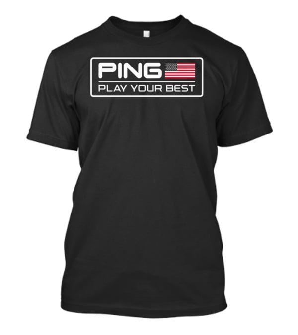 PING American Flag Play Your Best T-Shirt