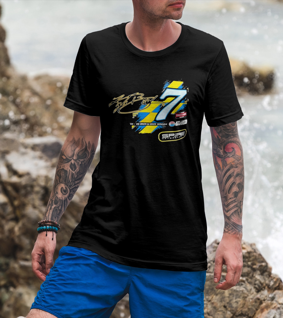 Kyle Busch Signature 7 Spire Motorsports Craftsman Atlanta Motor Speedway T-Shirt