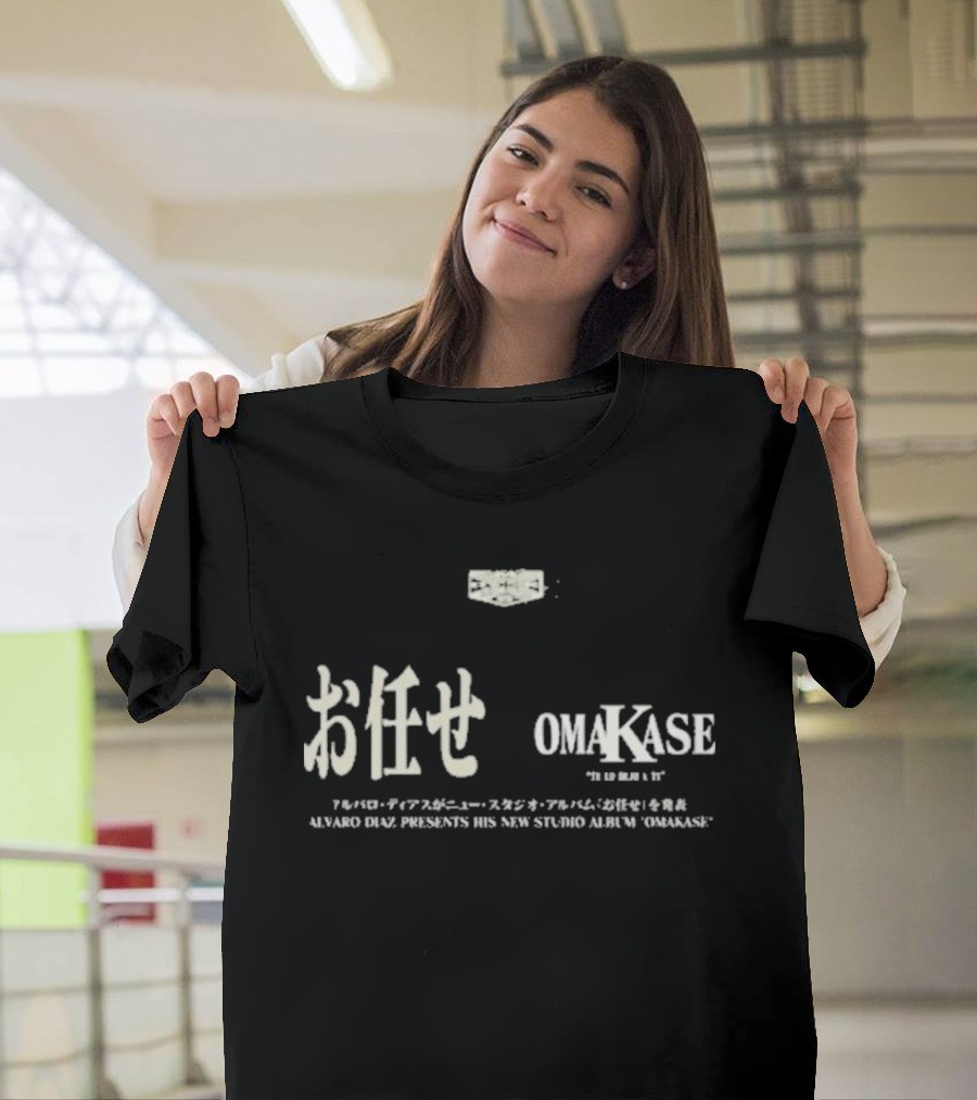Alvaro Diaz Presents New Album Omakase Te Lo Dejo A Ti Studio Release Collaboration T-Shirt