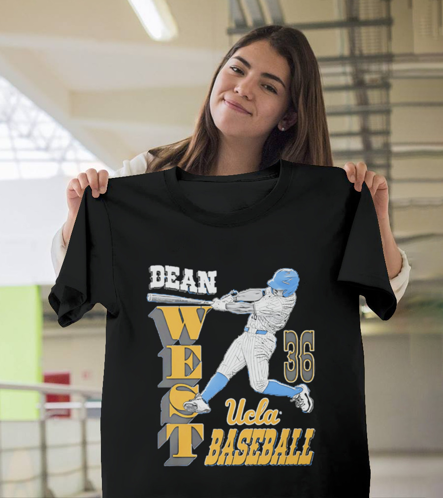 Dean West UCLA Baseball 36 NCAA T-Shirt