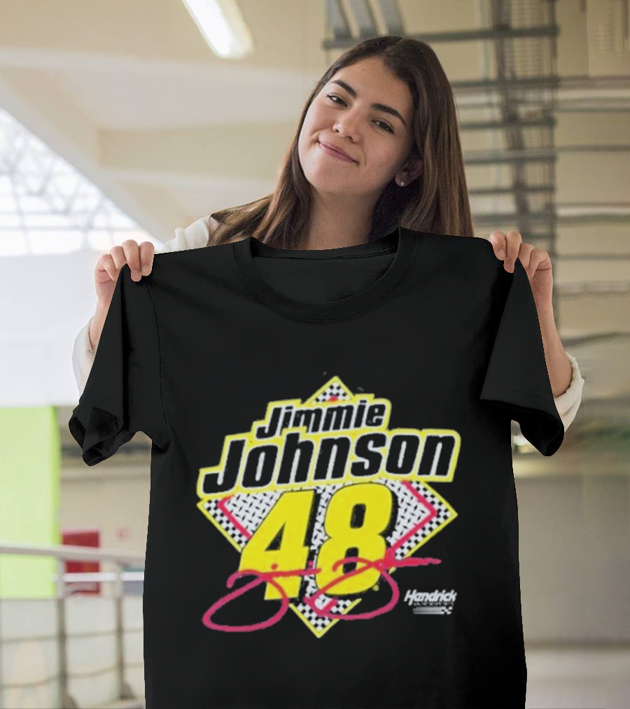 Hendrick Motorsports Jimmie Johnson 48 Racing Team NASCAR Fan T-Shirt