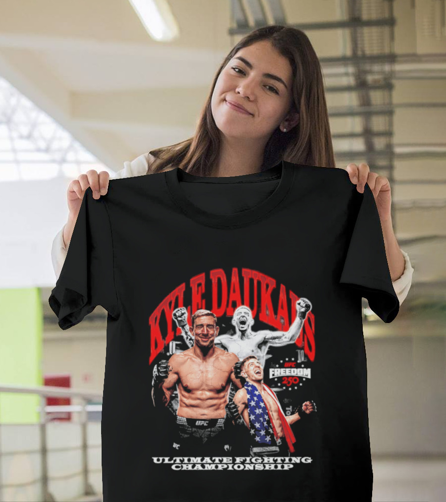 Kyle Daukaus UFC Ultimate Fighting Championship Freedom 250 T-Shirt