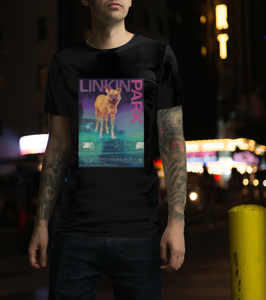 Linkin Park From Zero World Tour 2026 Vienna Austria June 9 Ernst Happel Stadium T-Shirt