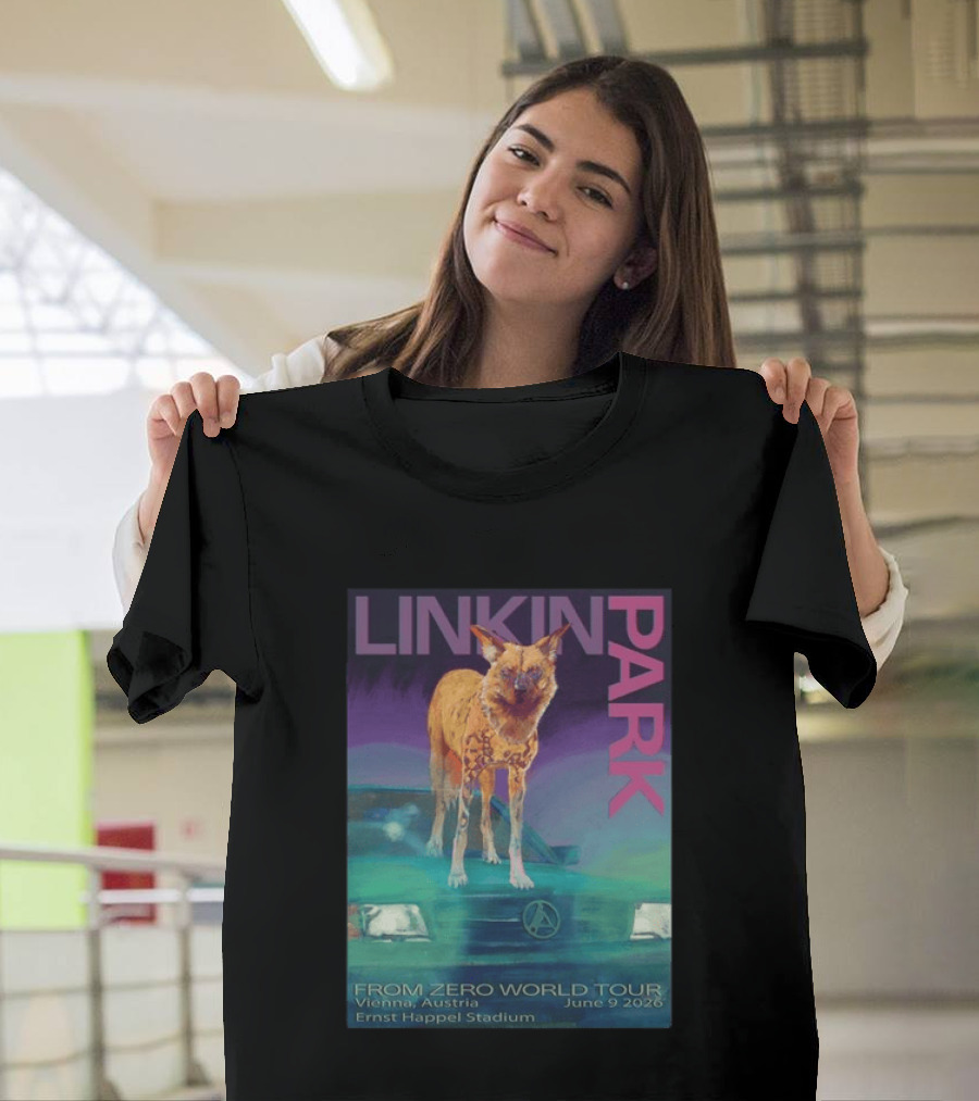 Linkin Park From Zero World Tour 2026 Vienna Austria June 9 Ernst Happel Stadium T-Shirt
