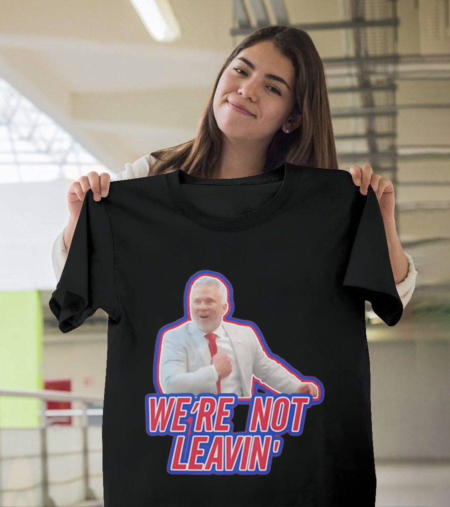 Martin St. Louis We're Not Leavin' Montreal Canadiens T-Shirt