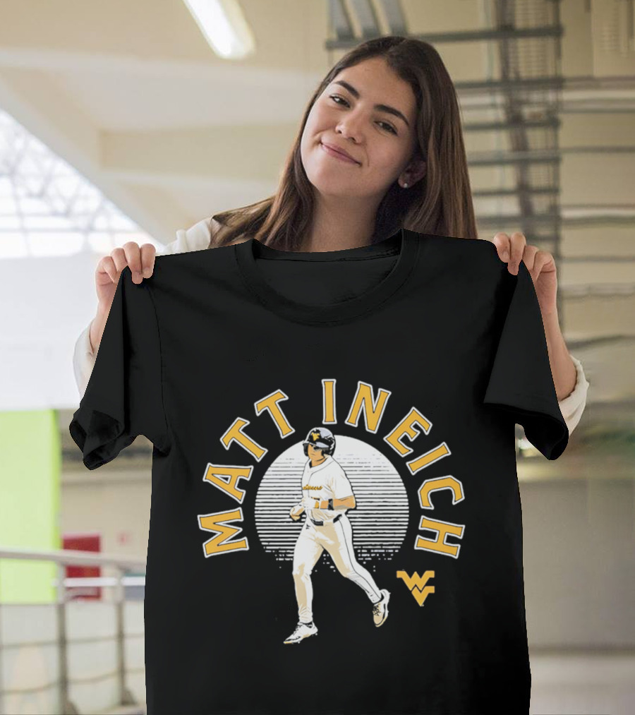Matt Ineich WV Baseball Player Retro Style Sportsman T-Shirt