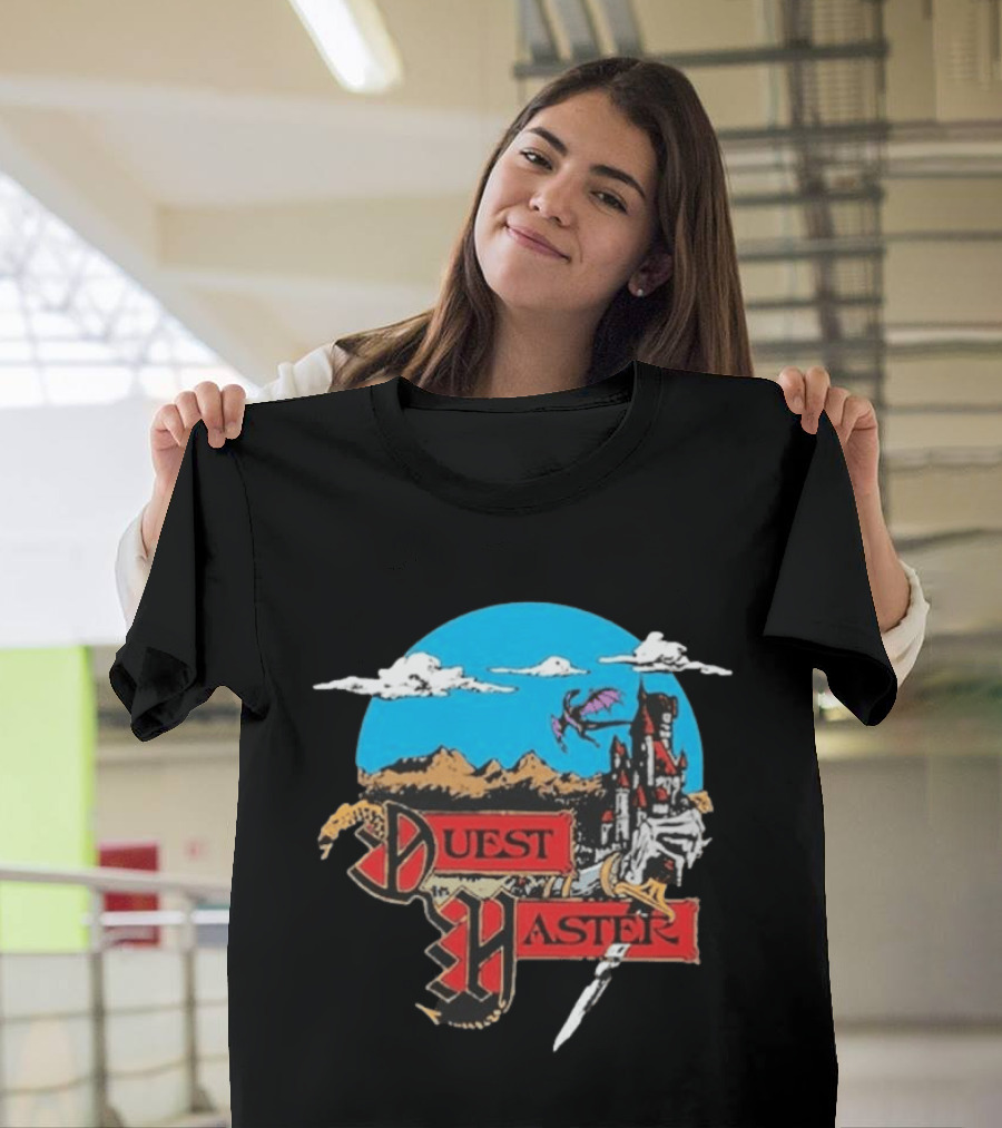 Quest Master High Fantasy Adventure Dragon Castle T-Shirt
