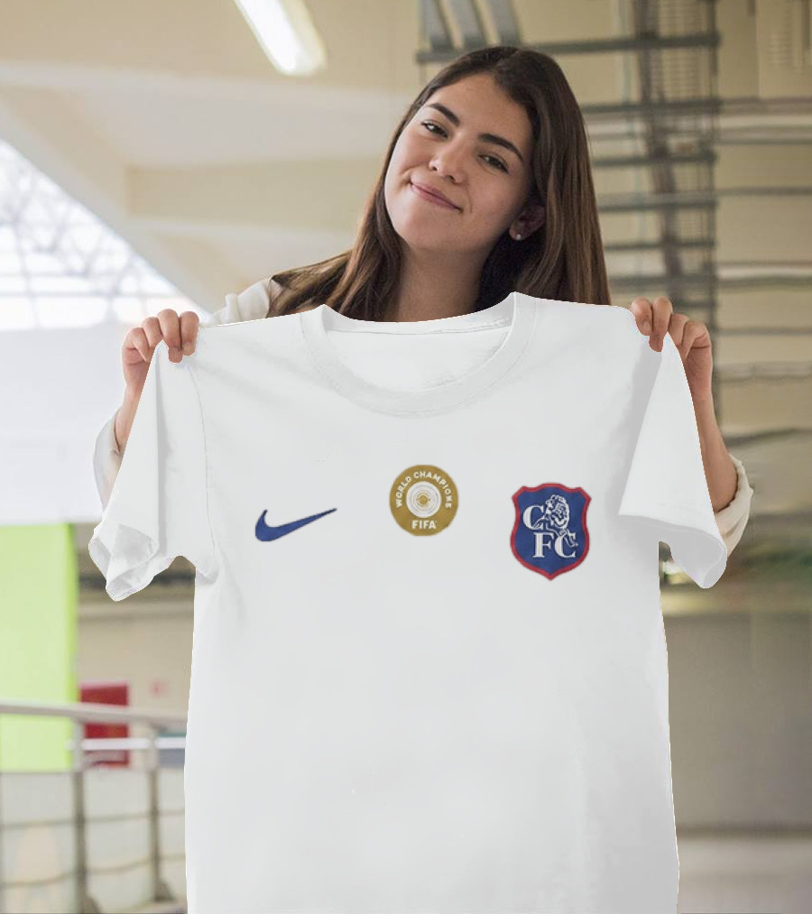 Chelsea 2026 27 FIFA World Champions CFC Nike White Away Kit T-Shirt