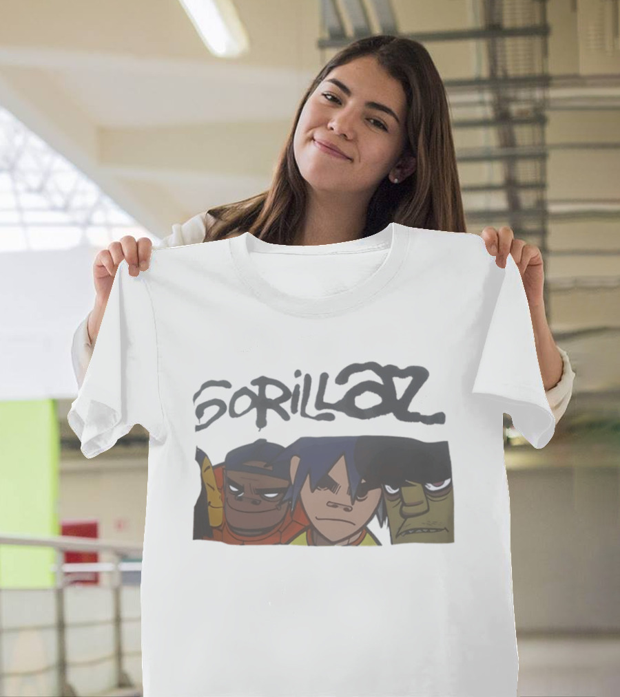 Gorillaz Band Members 2D Russel Hobbs Noodle Murdoc Niccals T-Shirt