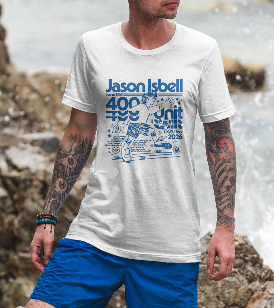 Jason Isbell 400 Unit Live June 2026 Southeastern Records UK EU Tour T-Shirt