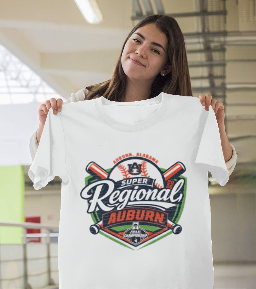 Auburn Baseball Tigers 2026 Regional Competition Event T-Shirt